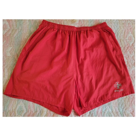 Ralph Lauren RLX Lined Swim Trunks, Red, Size XL, Pre-owned - Picture 1 of 11
